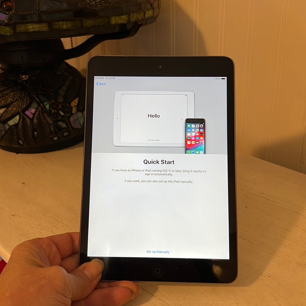 iPad Apple mini 2 A1489 gray